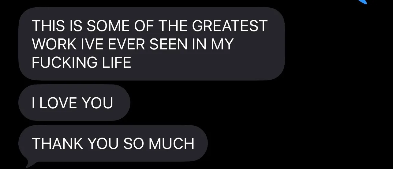 Client testimonial screenshot 8